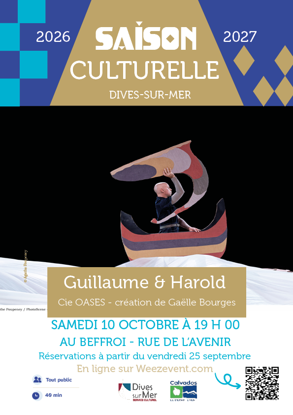 affiche du spectacle Guillaume et Harold