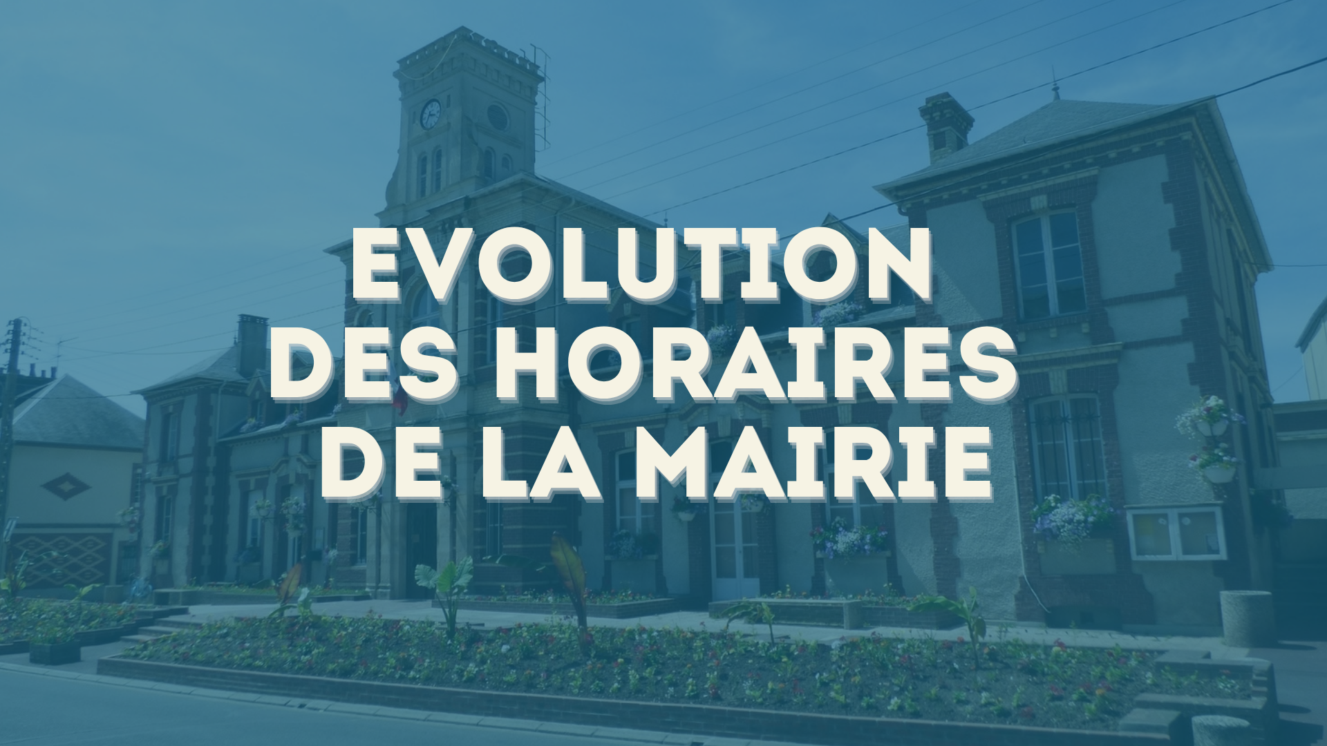 evolution des horaires de la mairie